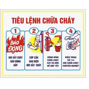 Biển tiêu lệnh chữa cháy