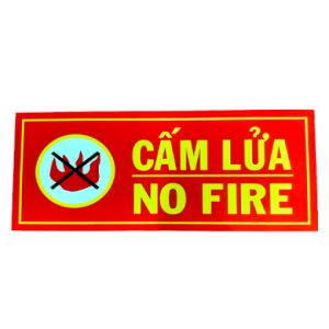 Biển báo cấm lửa