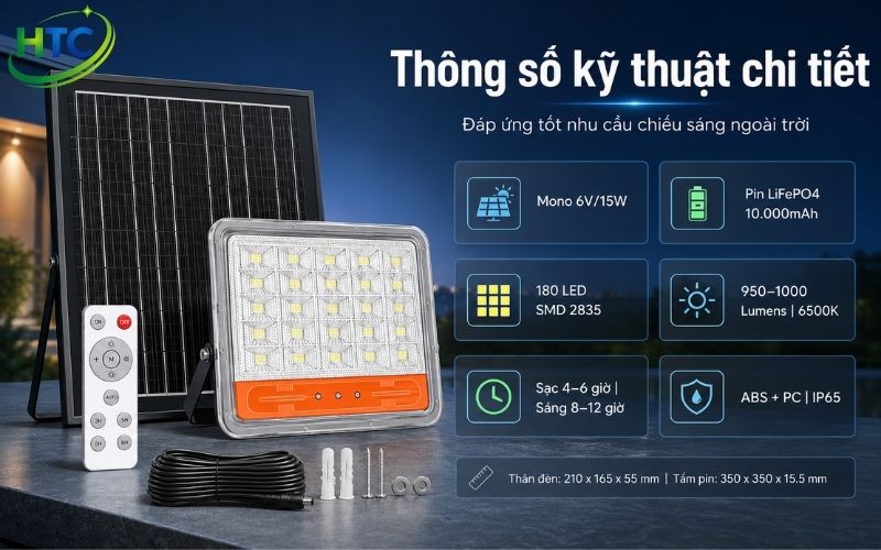 Đèn pha năng lượng mặt trời