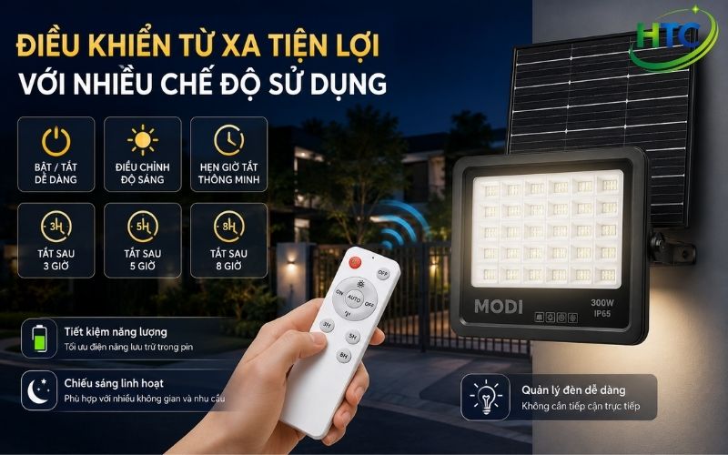 Đèn pha năng lượng mặt trời