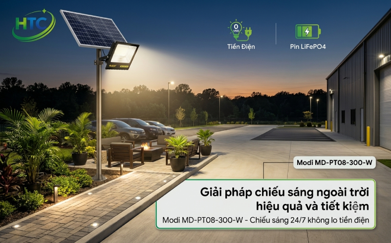 Đèn pha năng lượng mặt trời
